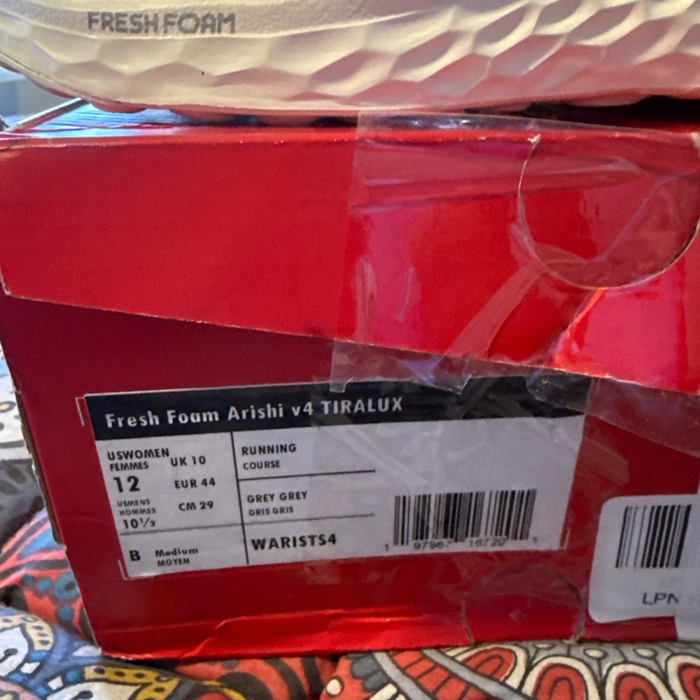 New Balance Arishi v4 Tiralux Silver Metallic Reflection White WARISTS4 New 12 - Picture 7 of 7
